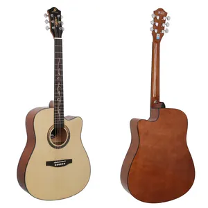 Wholesale 41 inch Acoustic Guitar High Quality Custom Guitar Acoustic Made in China