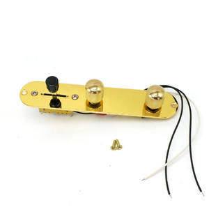 Circuit imprimé de guitare électrique, assemblage de panneau de commande à 3 sections, montage global Tele <span class=keywords><strong>Telecaster</strong></span> avec accessoires de bouton de prise - Product Image 5