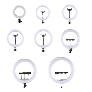 Anillo de Luz LED de Alta Calidad de 18 Pulgadas, Luz de Relleno para Maquillaje, Fotografía y Video, para <span class=keywords><strong>Estudio</strong></span> en Vivo, Trípode de 2.6 m de Altura - Product Image 2