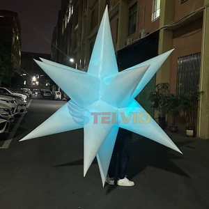 Led ánh sáng trắng Inflatable sao con rối đi bộ Inflatable sao cho diễu hành hiệu suất - Product Image 2