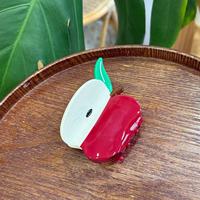 Gemengde schattige fruit acetaat 8cm grote haarclips dames meisjes luxe paarse aubergine grote haar klauw clips haaraccessoires