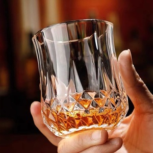 Vasos Retro Dobles para Whisky, Estilo Old Fashioned, con Corte de Diamante, Vasos Altos para Bar - Product Image 3