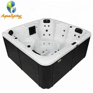 Hot sale air jets massage portable hydro new design spa bath for 6 persons