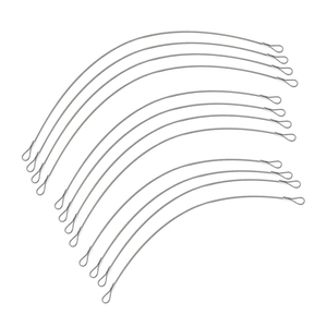 Câble en acier inoxydable <span class=keywords><strong>galvanisé</strong></span> avec boucles, câble de sécurité de 2 mm pour bagages, vélos, portails extérieurs, norme AiSi, résistant <span class=keywords><strong>à</strong></span> la flexion - Product Image 2