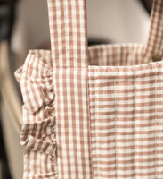 Organisateur de poussette multifonctionnel à volants, sac de rangement pour couches de bébé, sac de transport portable pour nourrissons, idéal pour les voyages et les promenades