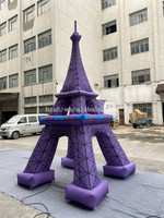 Modèle de Monument Gonflable Personnalisé de la Tour Eiffel, Structure de Sites Touristiques Gonflables