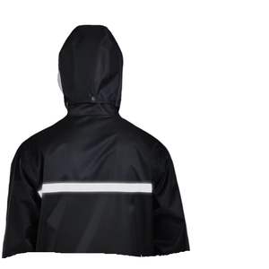 Di alta qualità impermeabile riflettente 2 pezzi Oxford giacca impermeabile impermeabile con cappuccio in PVC tuta antipioggia per attività all'aperto escursioni - Product Image 4