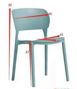 Hot <b>Sale</b> Strong Italian Hole Back Polypropylene Stackable OEM Colors PP Plastic Dining <b>Chairs</b> - Product Image 6