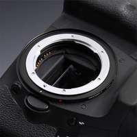 K & F Concept trépied En Aluminium Argenté Adaptateur D'objectif pour AI-EOS Monture D'objectif pour Nikon F AI Ai-s Lentille pour Appareil Photo Canon EOS Corps