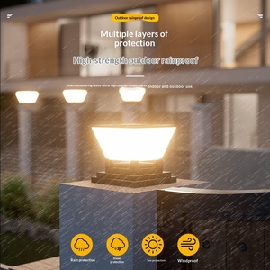 Lámpara Solar para Exteriores, Iluminación <span class=keywords><strong>de</strong></span> Jardín Impermeable, Lámpara <span class=keywords><strong>de</strong></span> <span class=keywords><strong>Patio</strong></span>, Lámpara <span class=keywords><strong>de</strong></span> Columna para Puerta <span class=keywords><strong>de</strong></span> Jardín, Venta al Por Mayor del Fabricante - Product Image 4
