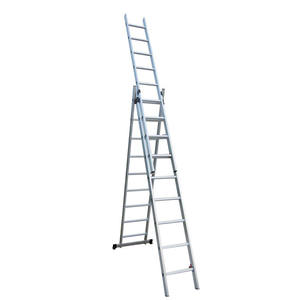 Aluminium Opvouwbare Rechte Lange <span class=keywords><strong>Ladder</strong></span> 3 In 1 Smalle Opstapladder Voor Het Bouwen Van Huishouden - Product Image 3