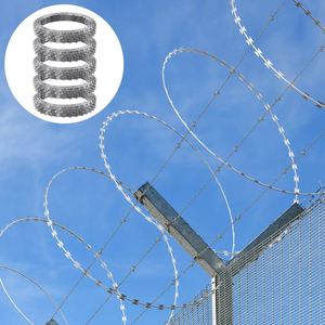 Bangjun Flat Wrap <strong>razor</strong> <strong>Wire</strong> Making <strong>razor</strong> <strong>Wire</strong> For Sale In China Ss201 304 316 316l Stainless Steel <strong>razor</strong> Barbed <strong>Wire</strong> - Product Image 1