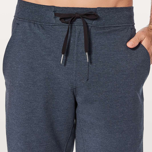 Pantalones cortos casuales de tela tejida transpirable y ecológica con bolsillos laterales, último diseño, pantalones cortos personalizados para hombre en venta en línea. - Product Image 6