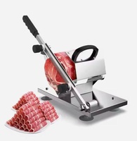 Multifunctionele hoogwaardige handmatige schapenvleesrolletjes snijmachine, diepvriesvleessnijder voor de keuken