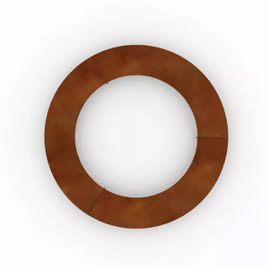 Grille de protection d'arbre en acier Corten résistant aux intempéries, style Art déco pour extérieur - Product Image 4