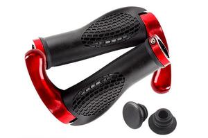 Tay nắm xe đạp leo núi Bộ tay cầm có sừng Bộ tay cầm hấp thụ sốc Tay cầm xe đạp chống trượt có đầu thanh - Product Image 4