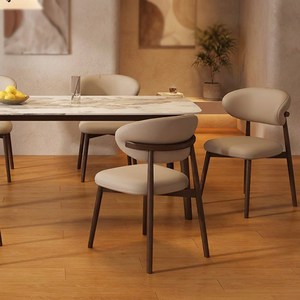 Nueva Silla de Restaurante de Metal Sólido de Diseño Moderno, Silla de Comedor de Diseño Moderno Color Beige Arena en Oferta - Product Image 3