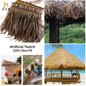 Tejado de Hojas de Palma Sintéticas de Estilo Tropical y <span class=keywords><strong>Nipa</strong></span> Artificial para Complejos Turísticos Isleños y Cabañas Tiki - Product Image 3