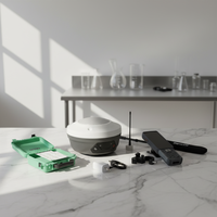 Récepteur GNSS RTK SingularXYZ E1 pour levés topographiques, compatible toutes constellations, avec LTE, WiFi, GPS, GLONASS, GALILEO