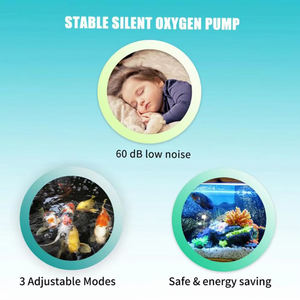 משאבת חמצן סולרית 10w עם צינור אבן סוגר דגים מיכל מחמצן 3 מצבים מתכווננים אקווריום חמצן אוויר - Product Image 5