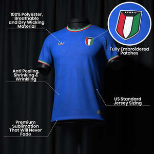 Camiseta de Fútbol Personalizada 2024 de Alta Calidad con Logotipo, Nombre y Número Impresos, Diseño del Club Nacional de Kuwait - Product Image 6