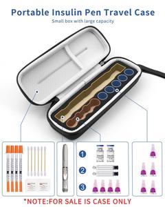 Étui de voyage EVA personnalisé, étanche, antichoc et isotherme, idéal pour stylos à insuline et flacons de médicaments pour diabétiques – Meilleures ventes - Product Image 4