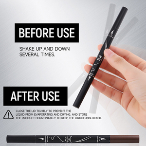 निजी लेबल वाटरप्रूफ दो युक्तियां आईब्रो पेंसिल डबल सिर लंबे समय तक चलने वाली आंख लाइनर पसीने के सबूत आंखों के निशान - Product Image 3