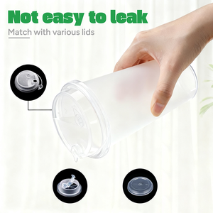 Fuling pp tiêm cốc nhựa cứng biểu tượng tùy chỉnh dùng một lần trà bong bóng BOBA nước chanh ly - Product Image 2