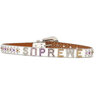 Cinturones Personalizables de Diseñador para Hombre con Incrustaciones de Pedrería y Diamantes, Marca BB <span class=keywords><strong>Simon</strong></span>, Estilo Vaquero Renacentista de Moda - Product Image 5