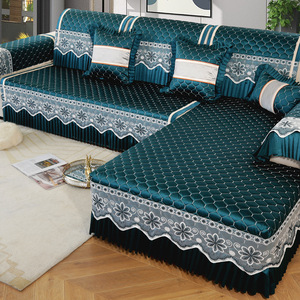 YongHo Divano Componibile Moderno a L in Poliestere, 5 Posti, Traspirante, con Rivestimento <span class=keywords><strong>Antiscivolo</strong></span> per Soggiorno - Product Image 3