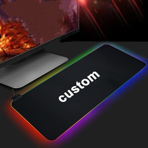 Alfombrilla de Ratón RGB con Logotipo Personalizado, Alfombrilla de Juego LED Grande Personalizada con Base de Goma Antideslizante y Superficie Impermeable - Product Image 4