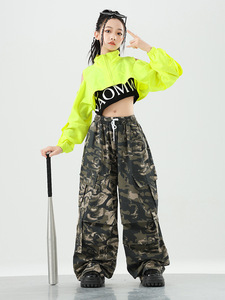Ropa de <span class=keywords><strong>baile</strong></span> de Jazz para niñas, conjunto de <span class=keywords><strong>estilo</strong></span> dulce y fresco de Jazz, pasarela de moda, traje de escenario de <span class=keywords><strong>baile</strong></span> callejero, traje de actuación - Product Image 4