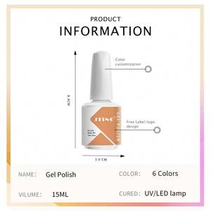 <span class=keywords><strong>Kit</strong></span> de Esmalte de Uñas en Gel de 6 Colores con Caja de Uñas sin Logotipo, Esmalte de Gel Semipermanente, Suministros de Arte de Uñas al por Mayor - Product Image 2