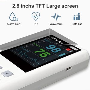 Oxímetro de pulso portátil de mano más vendido, Monitor SPO2 para adultos, recién nacidos, pediatría, uso veterinario, certificado CE, clase II - Product Image 4