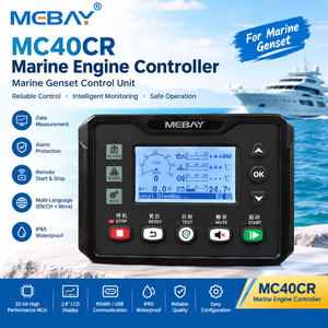 Contrôleur de moteur marin à distance Mebay, panneau de commande du moteur MC40CR, port RS485 - Product Image 1