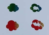 Autocollants à gratter « Alerte aux nuages » : Étiquettes holographiques en forme de nuage pour fonds d'épargne, suivi des objectifs
