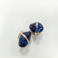 Nouveau design, bouchon de flacon de parfum en cristal bleu transparent, couvercle spécial pour flacon, bouchon à vis en plastique pour flacons en verre, Yituo Z190, durable