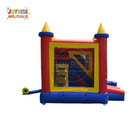 Château gonflable classique avec toboggan, qualité commerciale, combo château gonflable pour enfants, château gonflable en PVC pour enfants