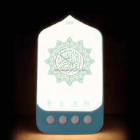 Haut-Parleur Coran Zikir & Ruqyah à Brancher avec Prise UE/UK, Prière Zikir, Lecture Automatique 24 Heures Sourates et Manzil/Ruqyah Zikir à Brancher