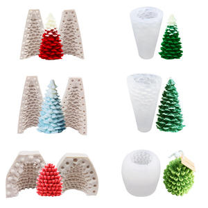 3D giáng sinh Pinecone Silicone nến khuôn cho bánh & sô cô la làm nến & bánh trang trí công cụ - Product Image 3