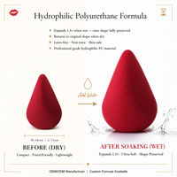 Éponge de maquillage en forme d'heure de prière JLY pour les maquilleurs professionnels, les salons et l'application quotidienne du maquillage, pour estomper le fond de teint et le correcteur