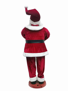 120Cm Cuộc Sống Kích Thước Hoạt Hình Navidad Sax Điện Và Nhảy Múa Santa Claus Bức Tượng Kỳ Nghỉ Giáng Sinh Trang Trí Bộ Sưu Tập Cảm Biến - Product Image 6