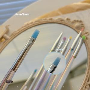 مجموعة فرش هوائية لطلاء جل بالأشعة فوق البنفسجية فرش بطانة أظافر للشعر من كولينسكي للاستخدام في الصالونات خطوط مطلية رسم مخطط - Product Image 2