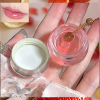 Private Label Diamant Luxe Natuurlijke Vloeibare Lipgloss Tube Vegan Roze Transparante Basis Minerale Verzorgende Plumper 6ml Fruitformule voor