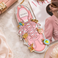 SUMMLY Breloques de chaussures en acier inoxydable émaillé, plaqué or 18 carats, pendentifs DIY pour lacets de baskets, décorations de chaussures en métal en forme de coquille, citron, verre à vin