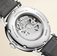 Montres automatiques en acier de petite taille, de seconde main, avec mouvement à volant d'inertie, conçues et fabriquées en usine, pour la marque du client