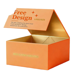 Custom Rigid Paperboard Gift <b>Box</b> With Varnishing Custom Logo Printing Packaging For Gift Cosmetic Jewelry - Product Image 1