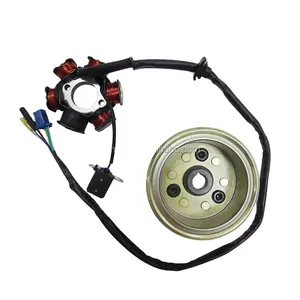 Complete Magneto Stator Coil With Flywheel Rotor For 110cc C110 C100 Smash 110 BIZ110 Motorcycle Scooter