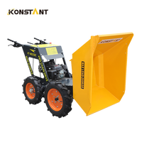 Mini Dumper con Tracción en las 4 Ruedas y Capacidad de Carga de 250 kg