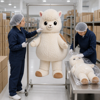 Costume de mascotte d'alpaga personnalisé OEM ODM, personnage animal de ferme pour la promotion des foires rurales et des parcs zoologiques